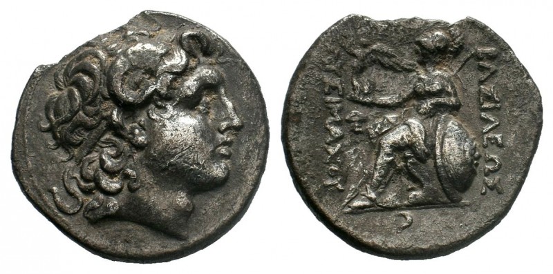 KINGS of THRACE.Lysimachos (305-281 BC). Lampsakos mint. AR Tetradrachm.

Condit...