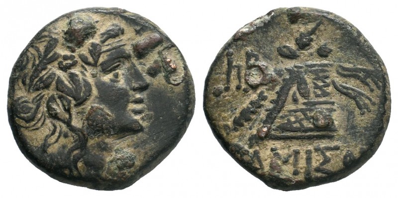 PONTOS. Amisos. Time of Mithradates VI Eupator, (circa 85-65 BC). AE Bronze.

Co...