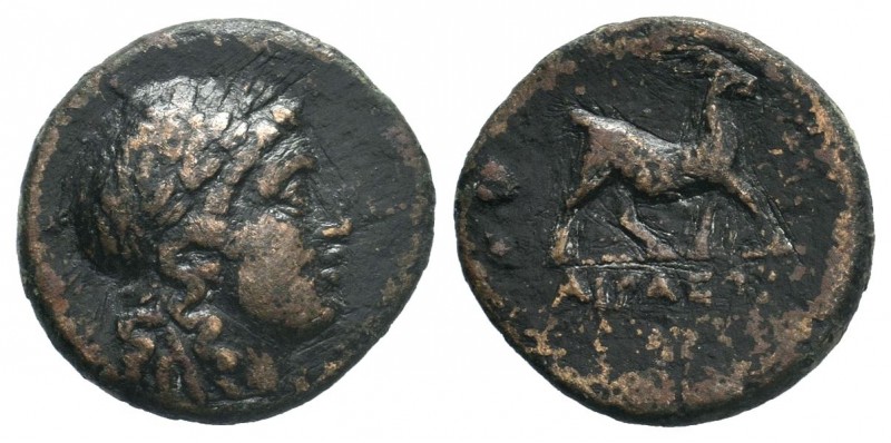 AEOLIS.Aigai. (circa 200-0 BC).AE Bronze.

Condition: Very Fine

Weight: 3.37 gr...