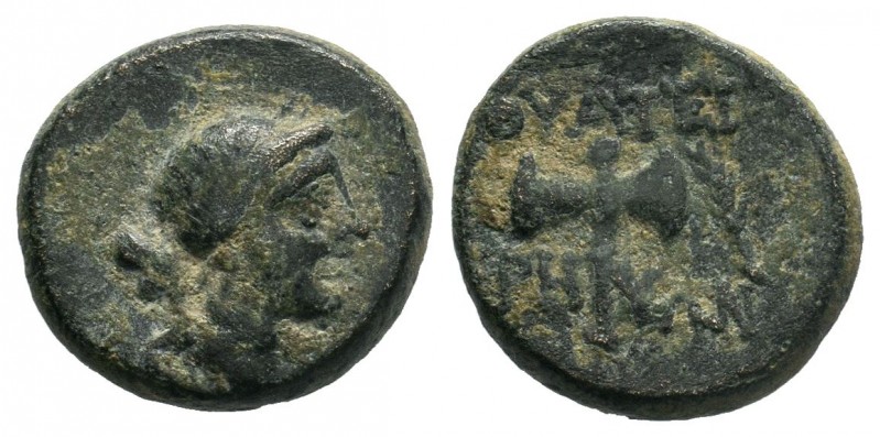 LYDIA.Thyateira. (200-100 BC).AE Bronze.

Condition: Very Fine

Weight: 4.14 gr
...