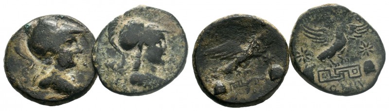 2x PHRYGIA. Apameia. (c 100-50 BC).AE Bronze.

Condition: Very Fine

Weight: lot...