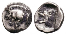 MYSIA.Kyzikos .( 450-400 BC).AR Obol.

Condition: Very Fine

Weight: 1.22 gr
Diameter: 11 mm