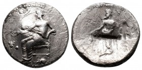 SIDE. Pamphylia. Ca.370-360 B.C. Stater.

Condition: Very Fine

Weight: 9 gr
Diameter: 22 mm