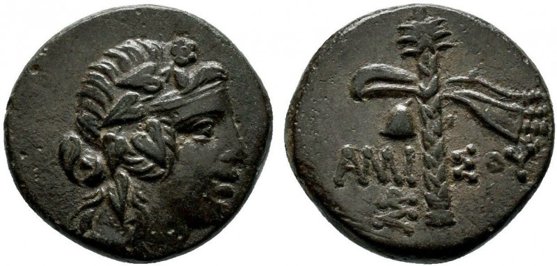 PONTOS. Amisos. Ae (85-65 BC).

Condition: Very Fine

Weight: 3.8 gr
Diameter:16...