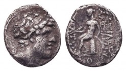 Seleucid kings of Syria, Alexander I Balas (152-145), Drachm, Antioch,

Condition: Very Fine

Weight: 4.05gr
Diameter: 17mm