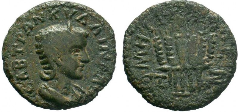 CAPPADOCIA. Caesaraea-Eusebia. Tranquillina, Augusta, 241-244. Diassarion AE Bro...