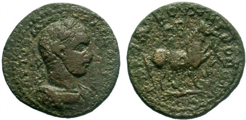 CILICIA, Anazarbus. Severus Alexander. AD 222-235. Æ Tetrassaria AE Bronze. Date...
