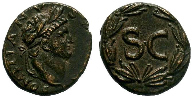 SYRIA.Seleucis and Pieria. Antioch. Domitian AD 81-96. AE Bronze . IMP DOMITIANV...