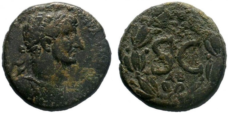 SYRIA, Seleucis and Pieria. Antioch. Hadrian. AD 117-138. AE Bronze.ΑΥΤΟ ΚΑΙС Θ ...