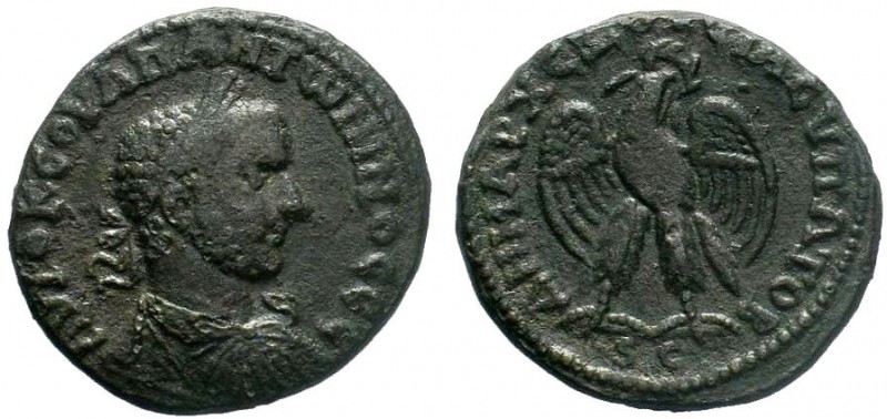 Uranius Antoninus. Tetradrachm; Uranius Antoninus; 253-254 AD, Emesa, Tetradrach...