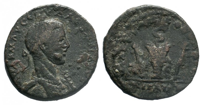 CILICIA.Aigeai.Severus Alexander. AD 222-235.AE Bronze.

Condition: Very Fine

W...