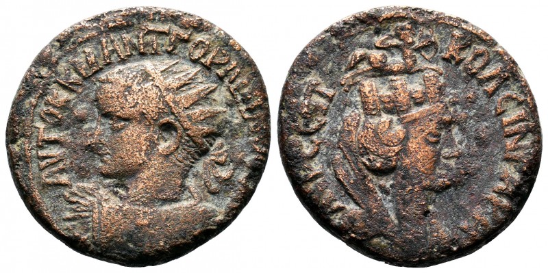 MESOPOTAMIA, Singara. Gordian III.( AD 238-244).AE Bronze.ΑΥΤΟΚ Μ ΑΝΤ ΓΟΡΔΙΑΝΟΣ....