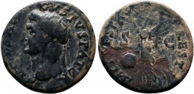 AUGUSTUS, (27 B.C. - A.D. 14), AE as

Condition: Very Fine

Weight: 11.9 gr
Diameter: 27 mm