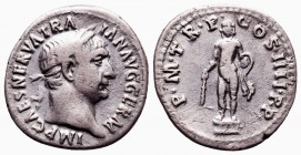 TRAJAN (98-117). Silver Denarius. Rome.

Condition: Very Fine

Weight: 3.0 gr
Diameter:19 mm