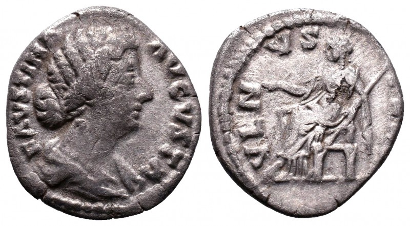 Faustina II. (161-176 AD). AR Denarius

Condition: Very Fine

Weight: 2.8 gr
Dia...