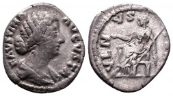 Faustina II. (161-176 AD). AR Denarius

Condition: Very Fine

Weight: 2.8 gr
Diameter:18 mm