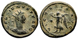Gallienus Ae Silvered Antoninianus. AD 264-265.

Condition: Very Fine

Weight: 3.6 gr
Diameter:22 mm