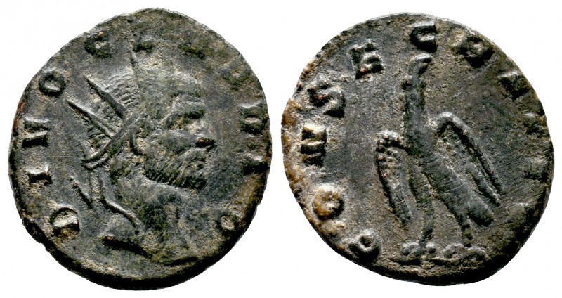 Claudius II. (268-270 AD), as Divus under Quintillus or Aurelian. AE Antoninianu...