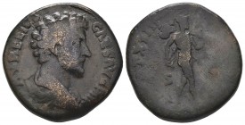 Marcus Aurelius, AD 161-180. AE Sestertius 
Condition: Very Fine

Weight: 27.10 gr
Diameter: 32 mm