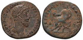 Commodus (177-192 AD). AE Sestertius
Condition: Very Fine

Weight: 18.46 gr
Diameter:30 mm
