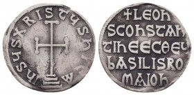 Leo IV AD 780-787. Constantinople
Miliaresion AR
Condition: Very Fine

Weight: 1.60 gr
Diameter: 21 mm