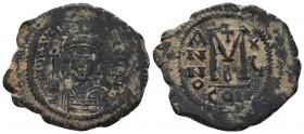 Maurice Tiberius. 582-602. AE follis 
Condition: Very Fine

Weight: 11.16 gr 
Diameter:33 mm