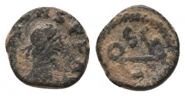 Byzantine Coins , Ae
Condition: Very Fine

Weight: 1.13 gr
Diameter:10 mm