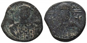 BYZANTINE. 1028-1034. Æ follis (anonymous). Bust of Christ
Condition: Very Fine

Weight: 6.40 gr
Diameter:25 mm