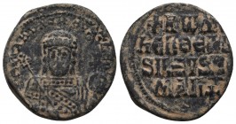 Leo VI (886-912 AD). AE Follis
Condition: Very Fine

Weight: 7.24 gr
Diameter: 26 mm