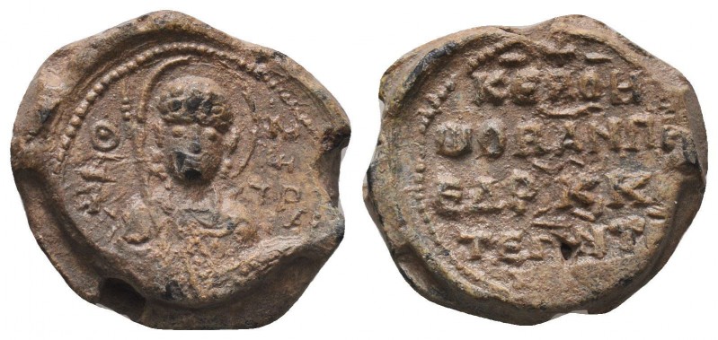BYZANTINE SEALS. Uncertain (Circa 9th - 11th century).

Condition: Very Fine

We...