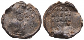 BYZANTINE SEALS. Uncertain (Circa 9th - 11th century).

Condition: Very Fine

Weight: 10.76 gr
Diameter:28 mm