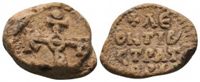 BYZANTINE SEALS. Uncertain (Circa 9th - 11th century).

Condition: Very Fine

Weight: 18.41 gr
Diameter:27 mm