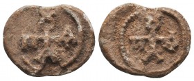 BYZANTINE SEALS. Uncertain (Circa 9th - 11th century).

Condition: Very Fine

Weight: 3.72 gr
Diameter: 20 mm