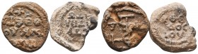 BYZANTINE SEALS. Uncertain (Circa 9th - 11th century).

Condition: Very Fine

Weight: lot
Diameter: