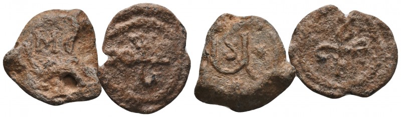 BYZANTINE SEALS. Uncertain (Circa 9th - 11th century).

Condition: Very Fine

We...