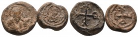BYZANTINE SEALS. Uncertain (Circa 9th - 11th century).

Condition: Very Fine

Weight: lot
Diameter: