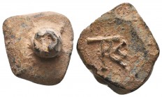 BYZANTINE SEALS. Uncertain (Circa 9th - 11th century).

Condition: Very Fine

Weight: 12.62 gr
Diameter:22 mm