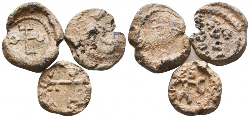 BYZANTINE SEALS. Uncertain (Circa 9th - 11th century).

Condition: Very Fine

We...