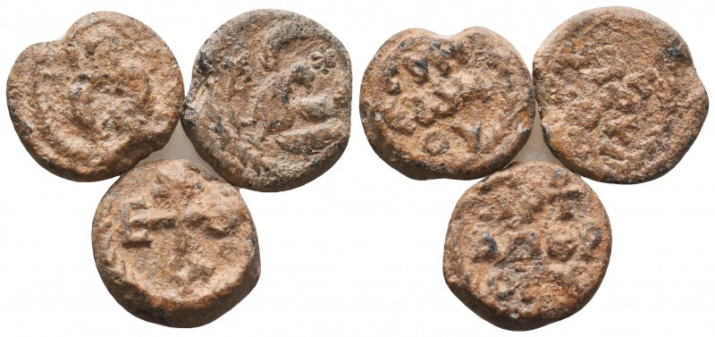 BYZANTINE SEALS. Uncertain (Circa 9th - 11th century).

Condition: Very Fine

We...