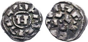 Italy, Lucca. Henry III-V. 1039-1125. AR denaro . + IMPERATOR, monogram of Otto / + EИRICVS, LVCA around central pellet. Biaggi 1056; Metcalf 10-15.

...