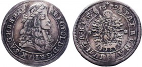 Leopold I, House of Habsburg. XV Kreuzer 1679

Condition: Very Fine

Weight: 6.40 gr
Diameter: 30 mm