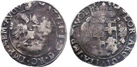 NETHERLANDS. Matthias I (1612-1619). 28 Stuivers - Florijn. Deventer.
Obv: MATTH I D G ROM IMP SEM AVG.
Imperial eagle.
Rev: FLOR ARG CIV IMP DAVENT.
...