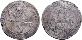 NETHERLANDS. Holland. Lion Daalder (1604).
Obv: MO NO ARG ORDIN HOL.
Knight standing right, head left, holding up garnished coat-of-arms in foreground...