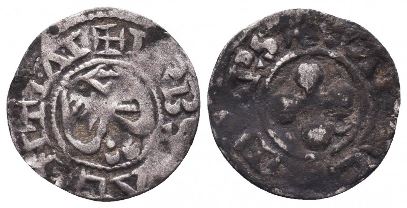 CRUSADERS, Ar Silver Coins 1192-1197.

Condition: Very Fine

Weight: 0.94 gr
Dia...