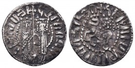Armenia, Hetoum I AR Tram. AD 1226-1270. Hetoum and Queen Zabel

Condition: Very Fine

Weight: 2.93 gr
Diameter: 21 mm