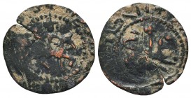 ARMENIA: Post-Roupenian, 13th/14th century, AE unit 

Condition: Very Fine

Weight: 1.71 gr
Diameter: 19 mm