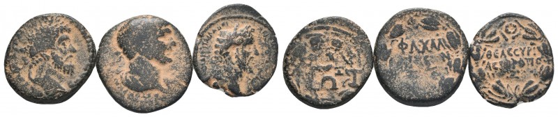 Lot of 3 Roman Provincial Coins
Condition: Very Fine

Weight: 
Diameter: