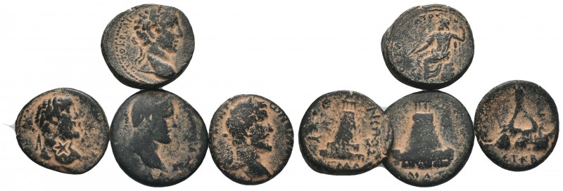 Lot of 4 Roman Provincial Coins
Condition: Very Fine

Weight: 
Diameter: