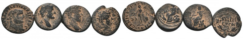 Lot of 4 Roman Provincial Coins
Condition: Very Fine

Weight: 
Diameter: