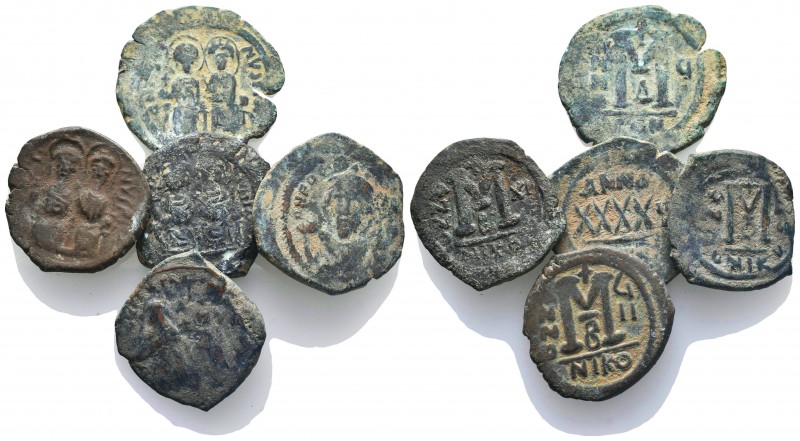Byzantine Coins, Lot of 5x
Condition: Very Fine

Weight: 
Diameter: